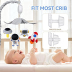 Feisike Space Crib Mobile, Spaceman Baby Mobile - Image 6