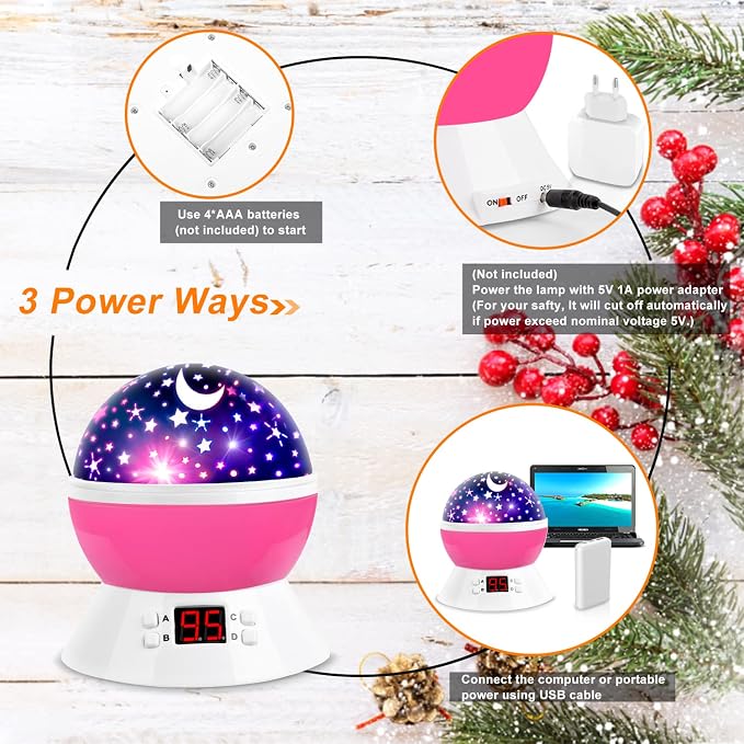 Unicorn Projector Night Light Lamps - Image 5