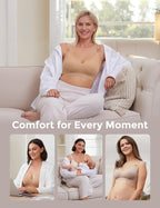 Momcozy Nursing Bras for Breastfeeding, YN21 Seamless Ultra Comfort Maternity - Image 8