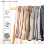 lulumoon Baby Blanket for Newborn Receiving: Minky Dot & Muslin Lightweight - Image 8