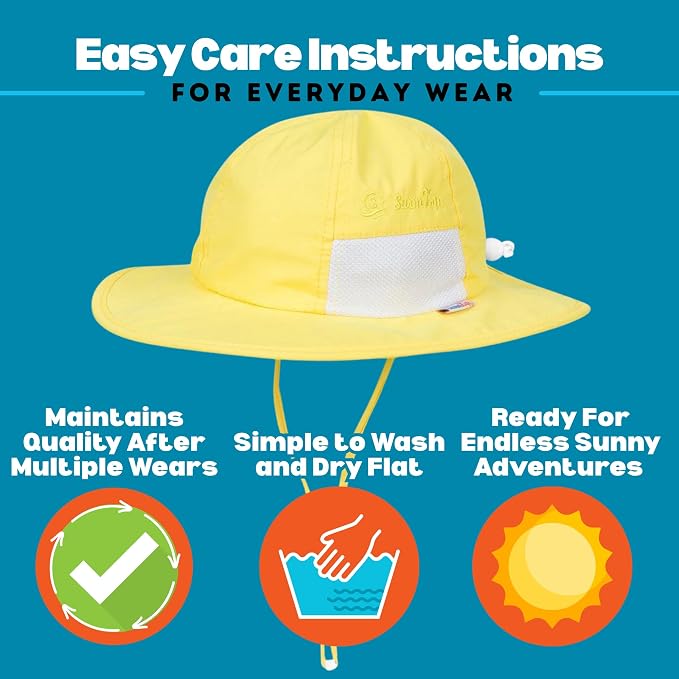 SwimZip Wide Brim Sun Hat | UPF 50+ Protection - Image 5