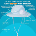 SwimZip Wide Brim Sun Hat | UPF 50+ Protection - Image 3