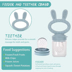 WAJIAYON Baby Breastmilk Popsicle Molds & Babies Fruit Feeder, Infant Food - Image 2