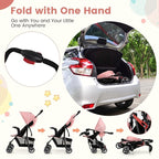 Baby Joy Lightweight Stroller, Compact Toddler Travel Stroller - Image 6