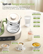 Feekaa Multifunctional Baby Bottle Warmer, Steamer and Dryer, 44oz Baby Formula - Image 6