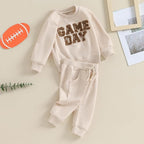 Kupretty Toddler Baby Boy Fall Winter Clothes Color Block Long Sleeve - Image 7