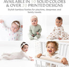 Bamboo Little Soft Baby Footie Pajamas, Baby Clothes, Newborn Sleepers - Image 5