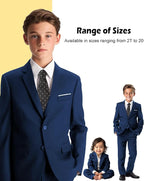 Boys’ Formal Suit 5 Piece Set, Toddler Tuxedos - Image 4