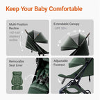 MAMAZING Lightweight Baby Travel Stroller - Image 7