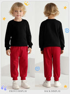 HXP 4 Pack Toddler Boys Sweatpants Pure Cotton Toddler Sweatpants Boys Kids - Image 3