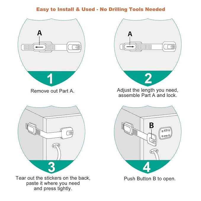 12 Pack Vmaisi Multi-Use Adhesive Straps Locks - Image 4