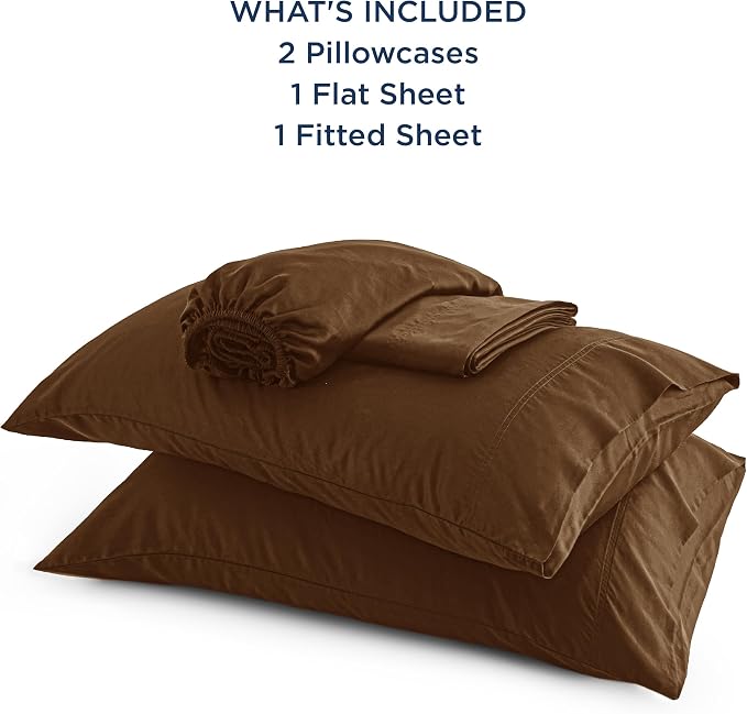 Bedsure Full Size Bed Sheets, Cooling Sheets, Rayon Derived from Bamboo - Image 5