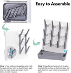 Space Saving Vertical Bottle Drying Rack, Large Countertop Baby Bottle Drying - Image 7