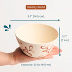 Nook Theory 4 Pack Bamboo Bowls - 22 Oz Reusable Toddler and Kids Bowl - Image 6