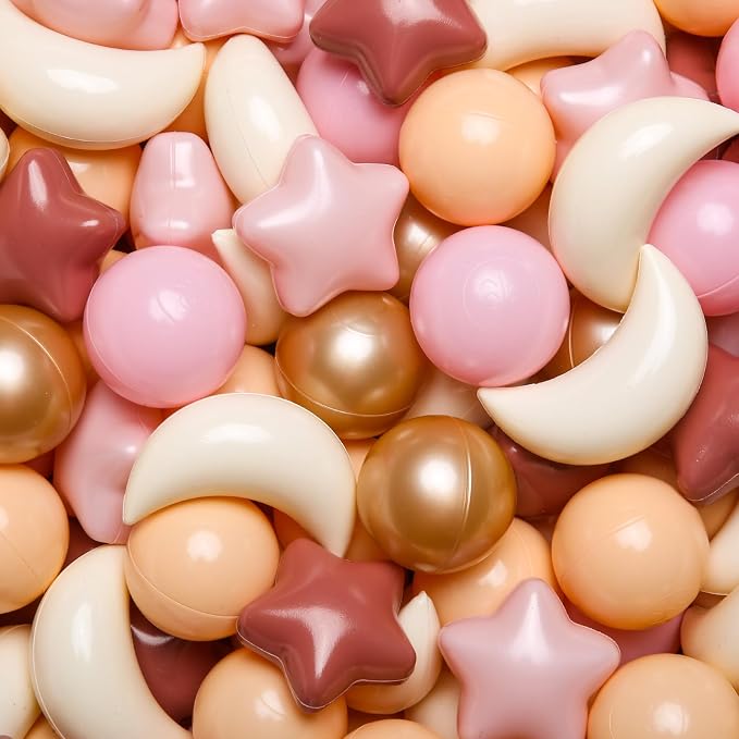 GOGOSO Ball Pit Balls Stars Moon Shapes Plastic Pitballs by GOGOSO