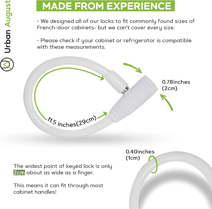 Urban August Child-Proof Refrigerator Lock - Image 4