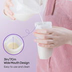 Nuliie 7 Pcs Silicone Breastmilk Storage Bags Reusable, 8oz/240ml Double - Image 3