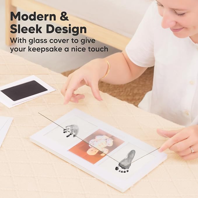Inkless Baby Hand and Footprint Kit Boy, Girl - Image 3