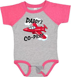 inktastic Daddys Co-Pilot for Fathers Day Baby Bodysuit by Inktastic