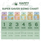 Happy Little Camper Ultra-Absorbent Super Saver Baby Diapers Size 2 - Image 8