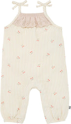 Modern Moments by Gerber baby-girls Self Eyelet Ruffle Long Leg Romper by ModernMomentsbyGerber