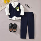 Toddler Boys Suit 3Pcs 1-5T - Image 4