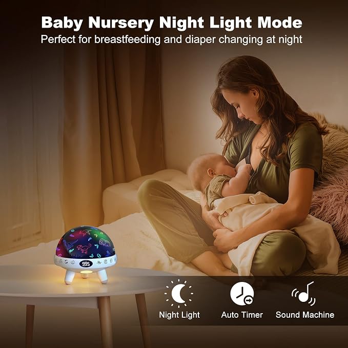YACHANCE Dinosaur Night Light Projector - Image 5