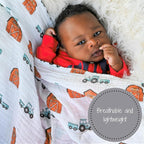 LollyBanks Swaddle Blanket, 100% Cotton Muslin Swaddle Blankets - Image 4