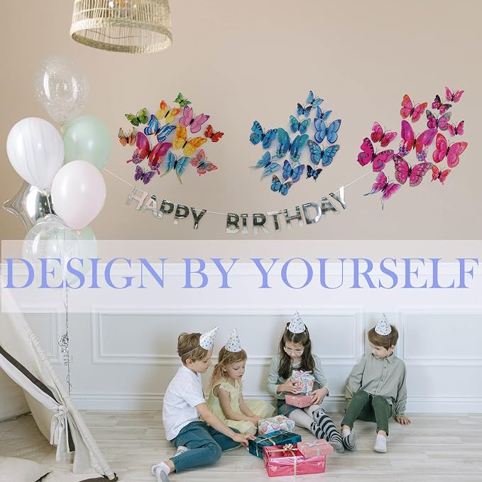 Butterfly Wall Decor 24/48 PCS, 3D Butterflies Stickers - Image 5