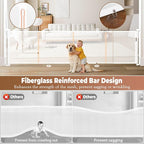 160" Retractable Baby Gate Extra Wide, Mesh Gate Long Child Gate Pet Gate - Image 4