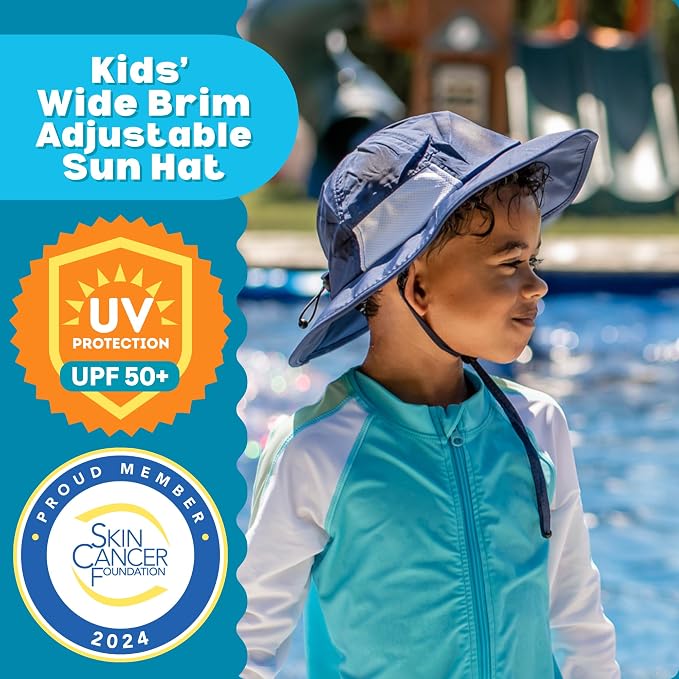 SwimZip Wide Brim Sun Hat | UPF 50+ Protection - Image 2