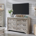 T4TREAM Farmhouse 6 Drawers Dresser by T4TREAMFurniture
