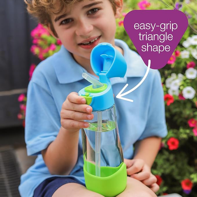 b.box Kids Water Bottle – 20oz Tritan Toddler Drink Bottle - Image 6