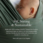 Solly Baby Wrap, Buttery-Soft Baby Carrier Newborn to Toddler 8-25 Lbs. - Image 5