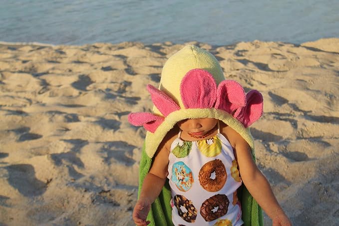 Hooded Baby Towel for Kids 2-8 | Large 100% Cotton Baby Towel for Girls | Cute - Image 3