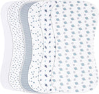 2-in-1 Burp Cloths and Baby Bibs by Benoxine