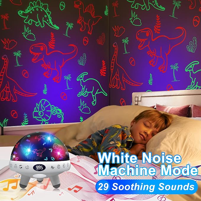 YACHANCE Dinosaur Night Light Projector - Image 4
