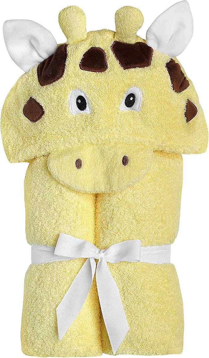 Hooded Baby Towel for Kids 2-8 | Large 100% Cotton Baby Towel for Girls or Boys by YikesTwins