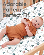 Baby Crib Sheets Boy Girl for Standard Crib Mattress - Image 3