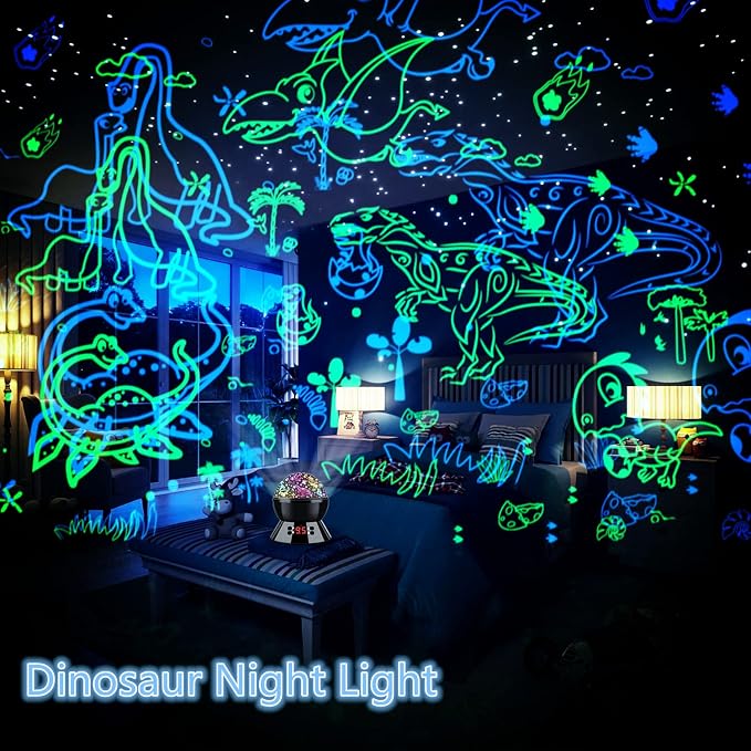 Dinosaur Night Light Projector for Kids Toys for Boys Room, 360 Degree Rotation - Image 7