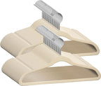 50 Premium Kids Velvet Hangers by TECHZOO