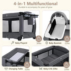 Kinder King 4 in 1 Foldable Pack n Play - Image 6