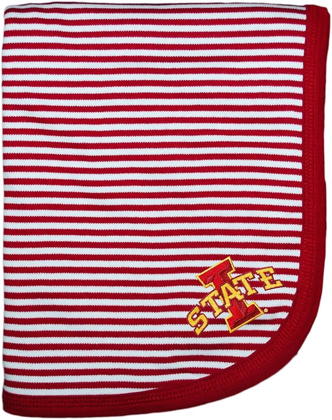 Creative Knitwear Iowa State Striped Baby and Toddler Blanket by CollegeBaby