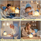 Penguin Night Light for Kids, Adorable Penguin Lamp - Image 5