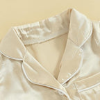 MAINESAKA Newborn Baby Girl Boy One Piece Pajama Romper Sleep Jumpsuit Silk - Image 4