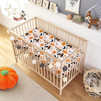 UOMNY Halloween Pumpkin Crib Sheet - Image 3