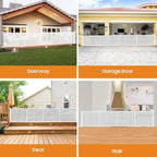 160" Retractable Baby Gates, Prevent from Crawling Underneath, Extra Wide Dog - Image 8
