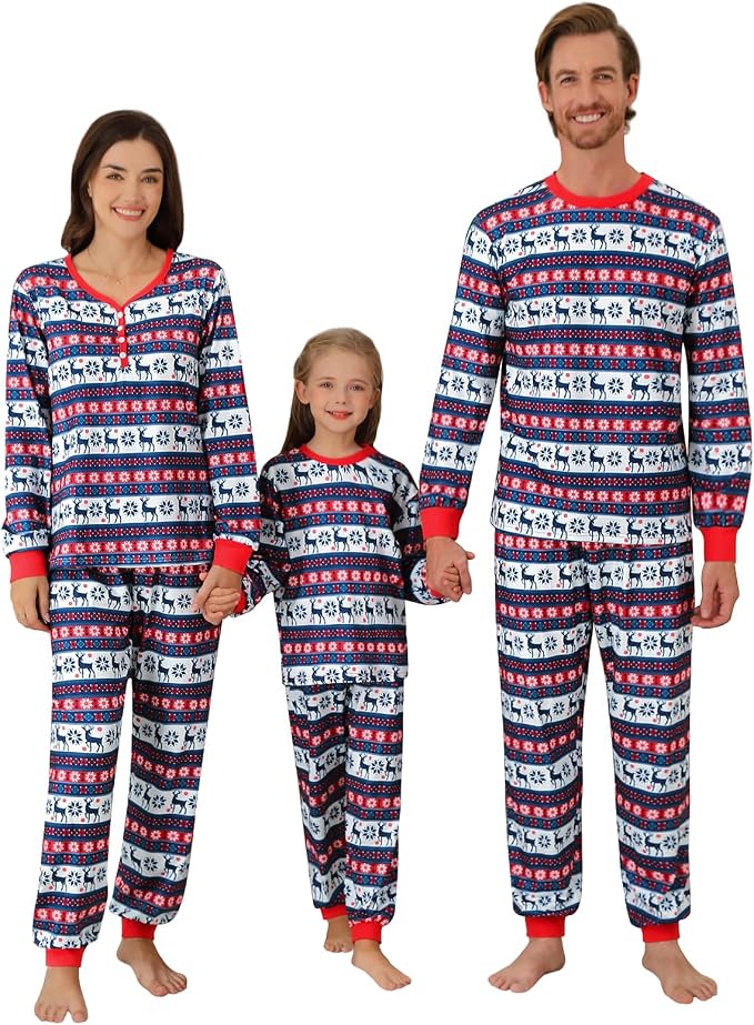 Weixinbuy Family Pajamas Set Christmas Pjs Matching Clothes Pajamas by Weixinbuy