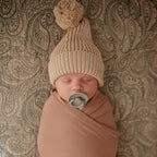 FRIGG Rope Natural Rubber Baby Pacifier | Made in Denmark | BPA-Free - Image 3
