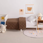 NTBAY Down Alternative Toddler Comforter, Lightweight and Warm Solid Color Baby - Image 4